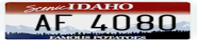 Truck License Plate